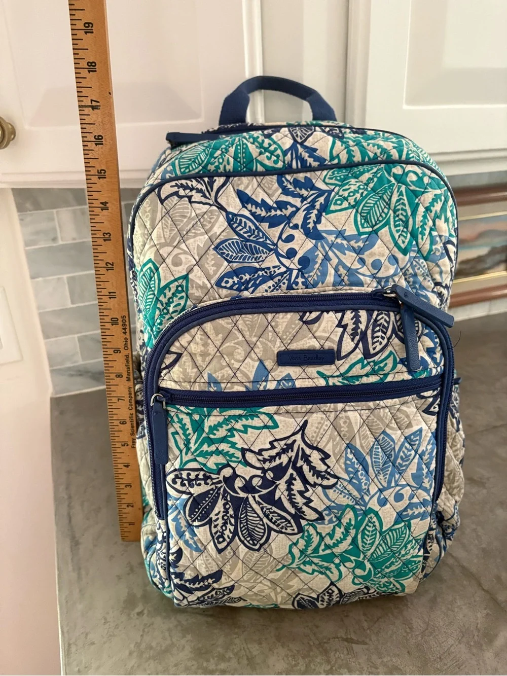 Vera Bradley Campus Tech Backpack Santiago 18198-G57 Retired